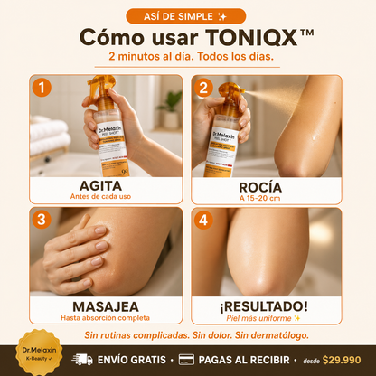 TONIQX™ — Para las Mujeres que Ya Se Cansaron de Esconder su Piel